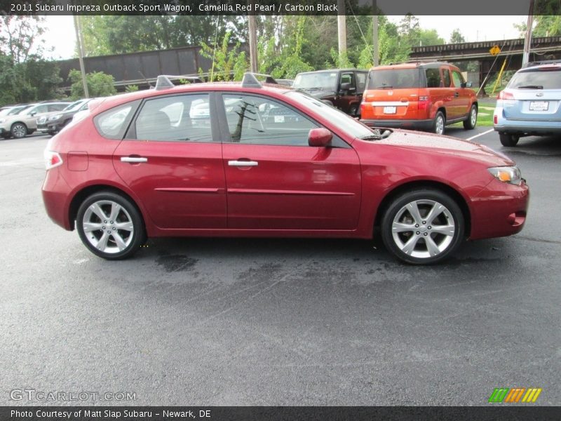 Camellia Red Pearl / Carbon Black 2011 Subaru Impreza Outback Sport Wagon