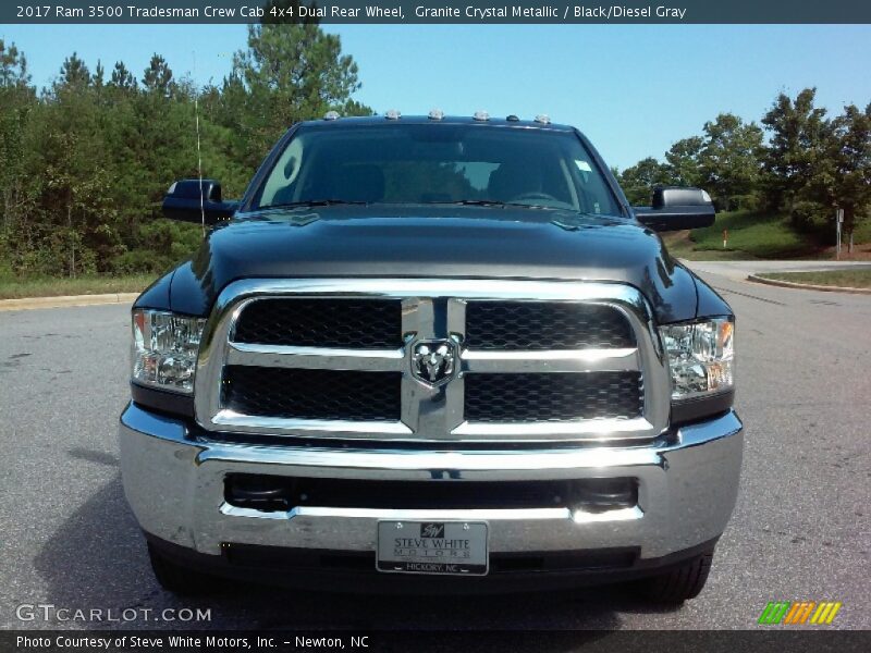 Granite Crystal Metallic / Black/Diesel Gray 2017 Ram 3500 Tradesman Crew Cab 4x4 Dual Rear Wheel
