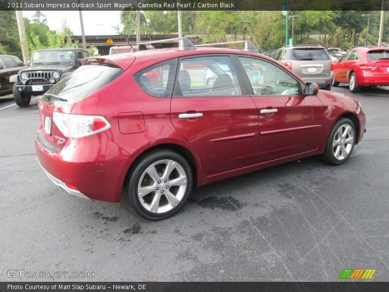 Camellia Red Pearl / Carbon Black 2011 Subaru Impreza Outback Sport Wagon