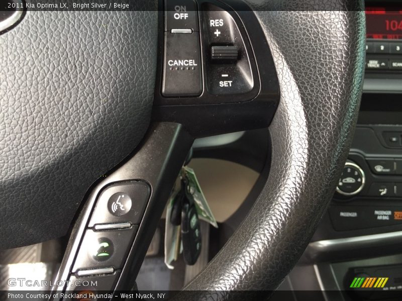 Bright Silver / Beige 2011 Kia Optima LX
