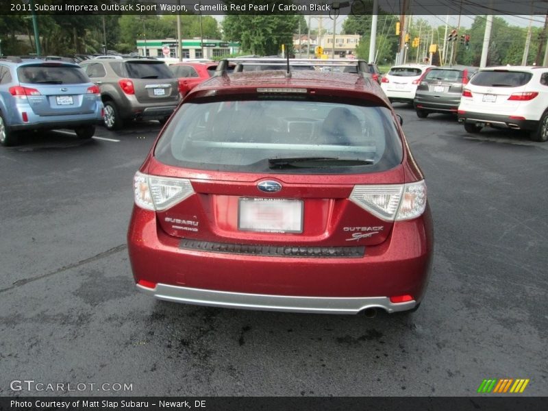 Camellia Red Pearl / Carbon Black 2011 Subaru Impreza Outback Sport Wagon