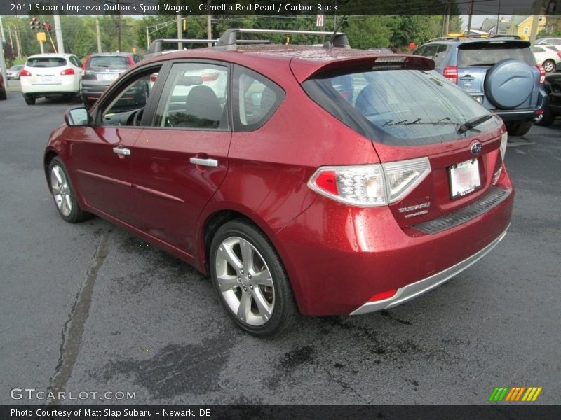 Camellia Red Pearl / Carbon Black 2011 Subaru Impreza Outback Sport Wagon