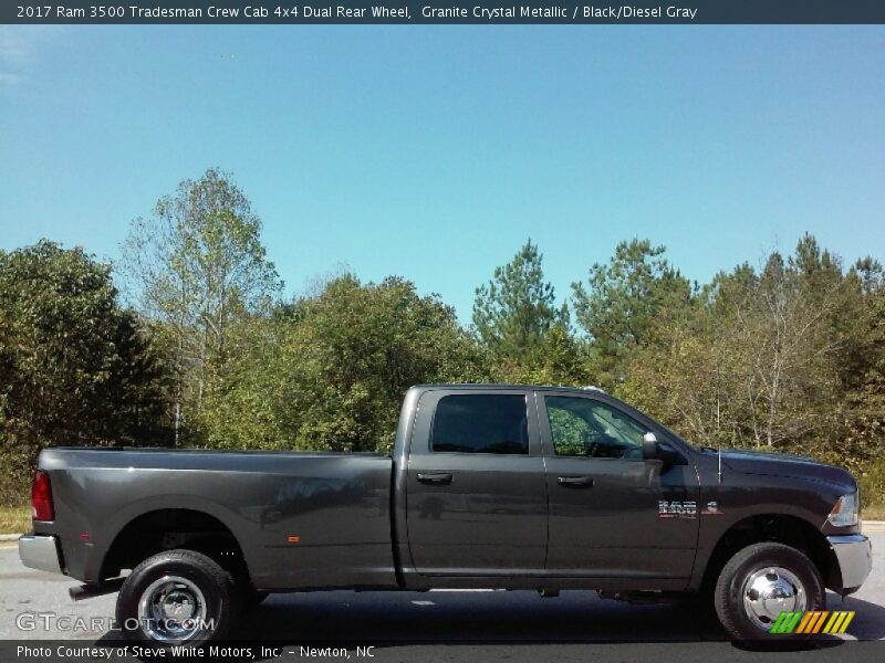  2017 3500 Tradesman Crew Cab 4x4 Dual Rear Wheel Granite Crystal Metallic