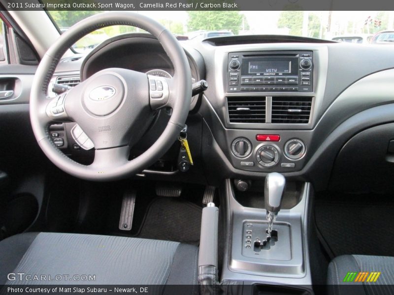 Camellia Red Pearl / Carbon Black 2011 Subaru Impreza Outback Sport Wagon