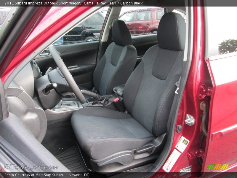 Camellia Red Pearl / Carbon Black 2011 Subaru Impreza Outback Sport Wagon