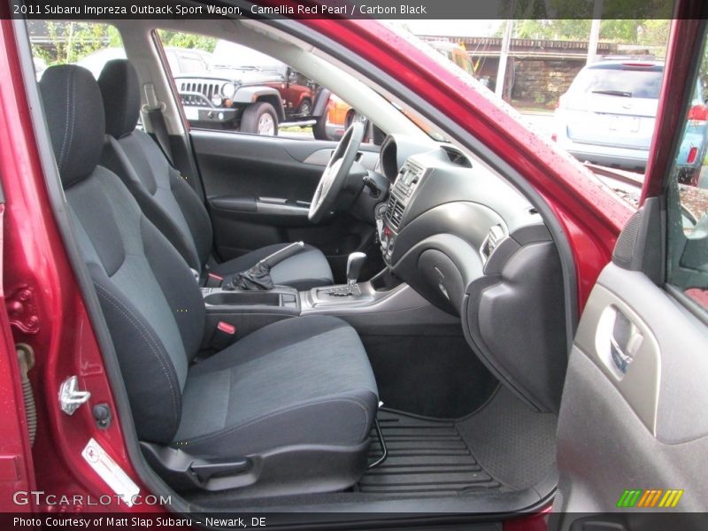 Camellia Red Pearl / Carbon Black 2011 Subaru Impreza Outback Sport Wagon