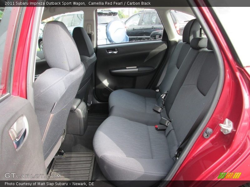 Camellia Red Pearl / Carbon Black 2011 Subaru Impreza Outback Sport Wagon