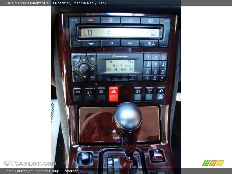 Magma Red / Black 2001 Mercedes-Benz SL 600 Roadster