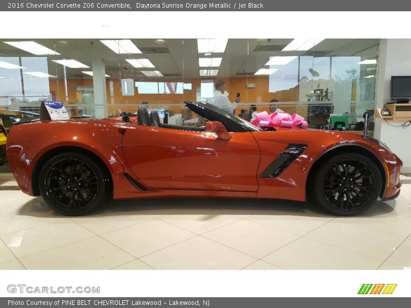  2016 Corvette Z06 Convertible Daytona Sunrise Orange Metallic