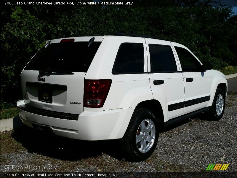 Stone White / Medium Slate Gray 2005 Jeep Grand Cherokee Laredo 4x4