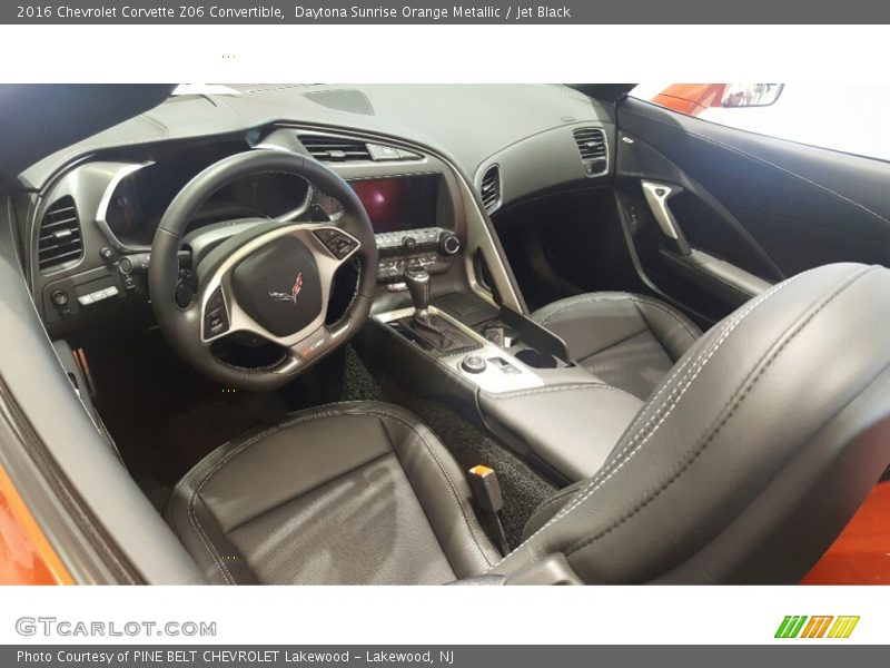 Jet Black Interior - 2016 Corvette Z06 Convertible 