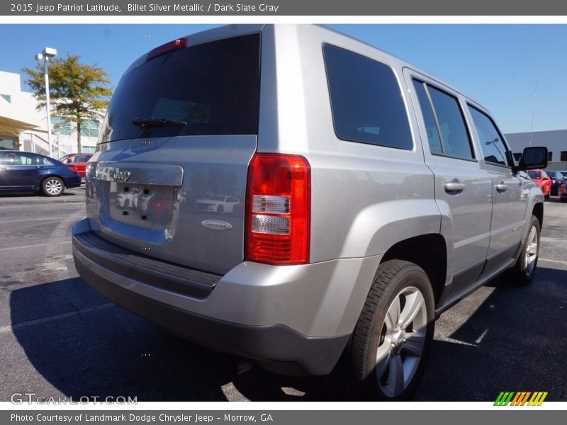Billet Silver Metallic / Dark Slate Gray 2015 Jeep Patriot Latitude