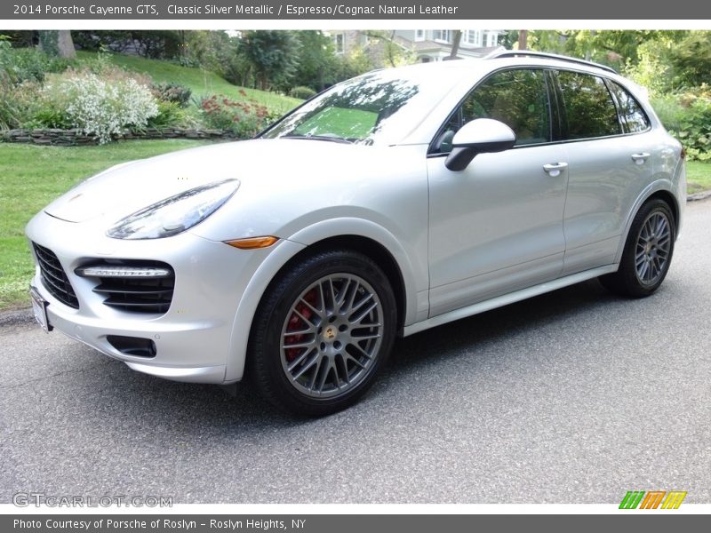 Classic Silver Metallic / Espresso/Cognac Natural Leather 2014 Porsche Cayenne GTS