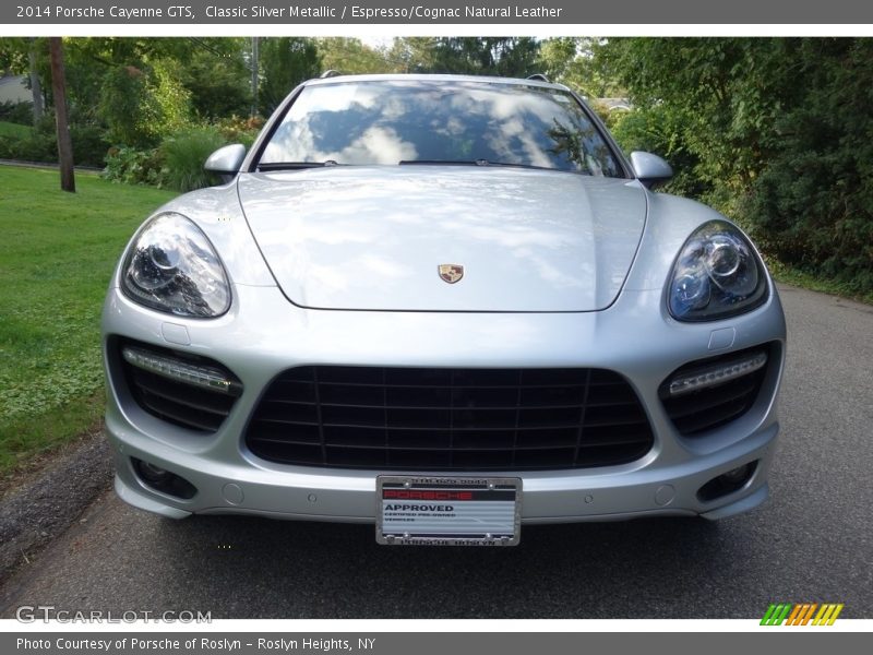 Classic Silver Metallic / Espresso/Cognac Natural Leather 2014 Porsche Cayenne GTS