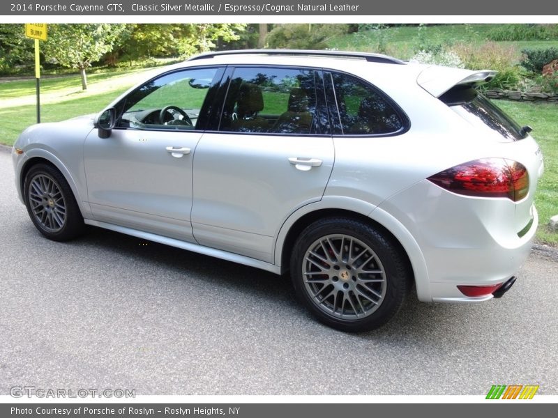 Classic Silver Metallic / Espresso/Cognac Natural Leather 2014 Porsche Cayenne GTS