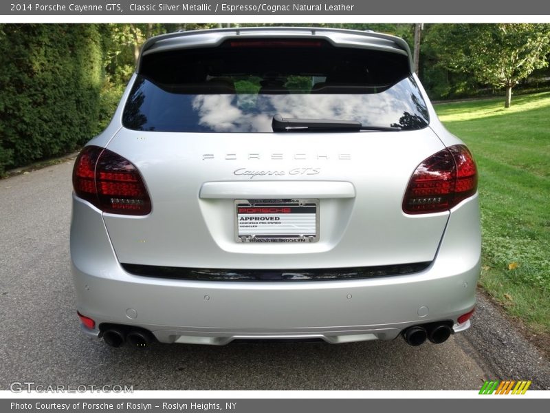 Classic Silver Metallic / Espresso/Cognac Natural Leather 2014 Porsche Cayenne GTS