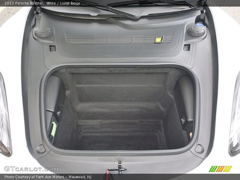 White / Luxor Beige 2013 Porsche Boxster