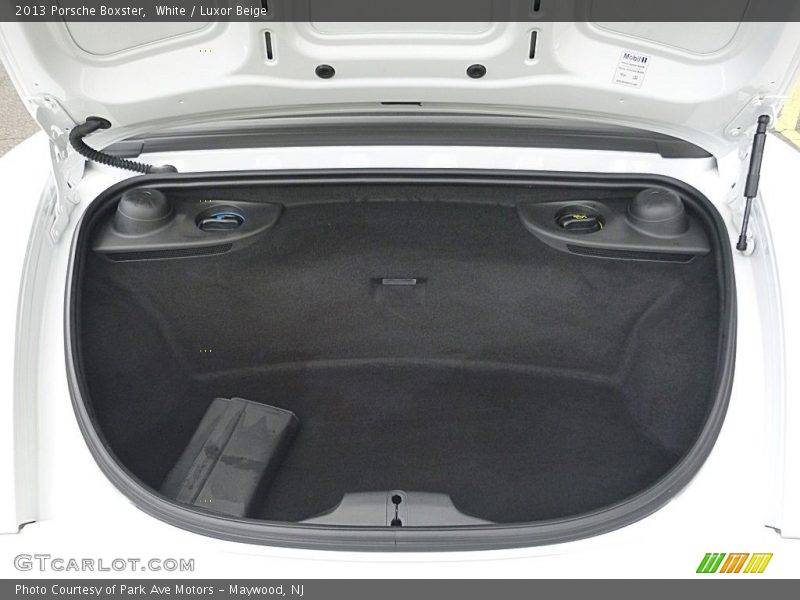 White / Luxor Beige 2013 Porsche Boxster