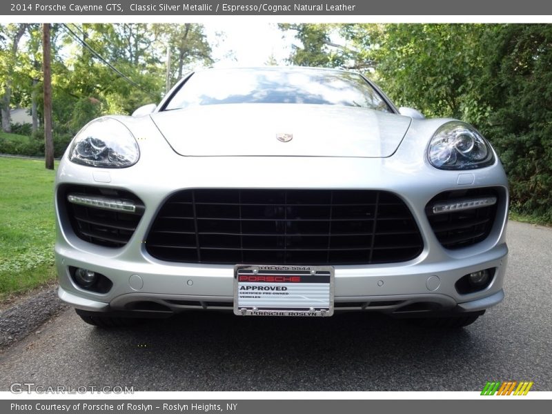 Classic Silver Metallic / Espresso/Cognac Natural Leather 2014 Porsche Cayenne GTS