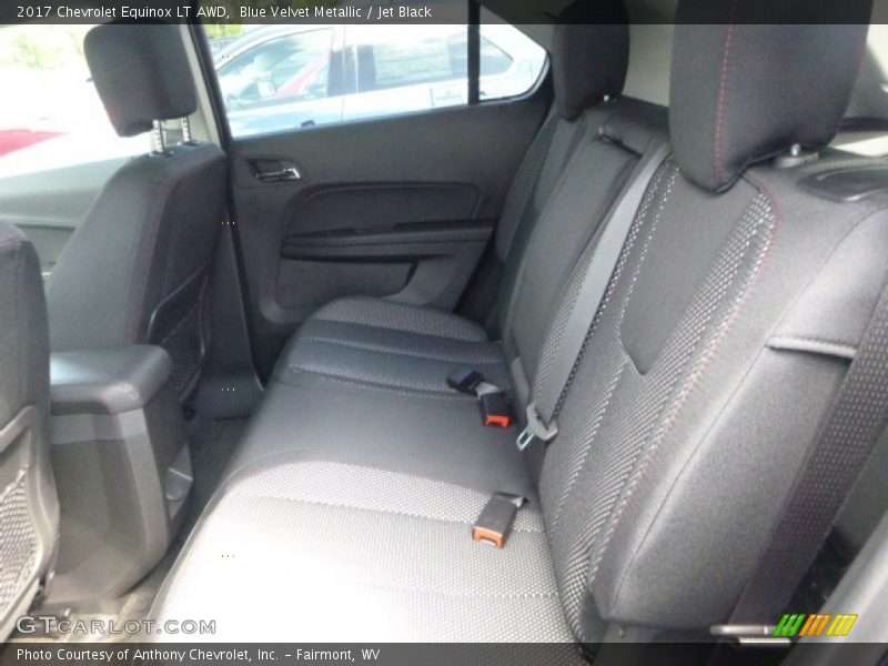 Blue Velvet Metallic / Jet Black 2017 Chevrolet Equinox LT AWD