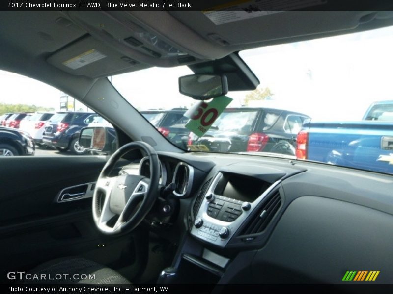 Blue Velvet Metallic / Jet Black 2017 Chevrolet Equinox LT AWD