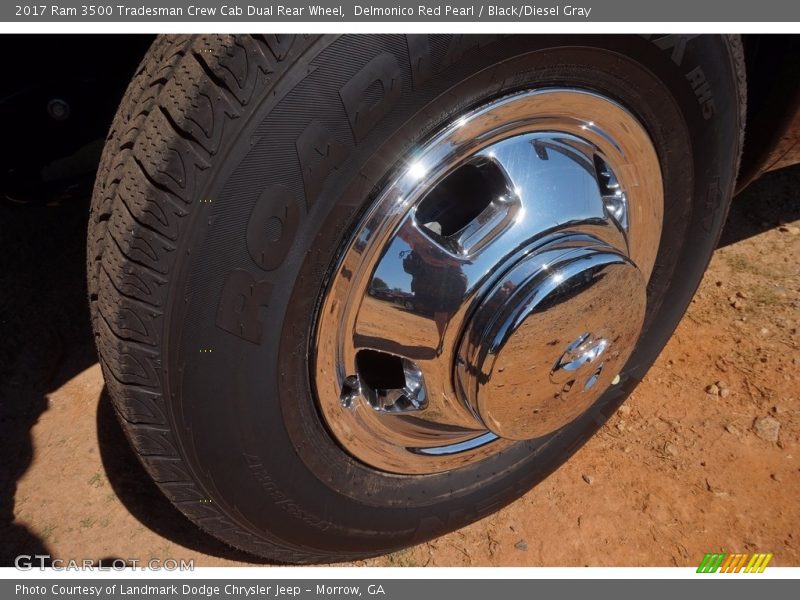 Delmonico Red Pearl / Black/Diesel Gray 2017 Ram 3500 Tradesman Crew Cab Dual Rear Wheel