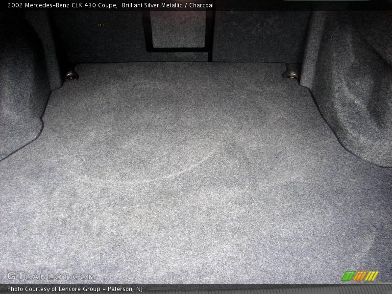 Brilliant Silver Metallic / Charcoal 2002 Mercedes-Benz CLK 430 Coupe
