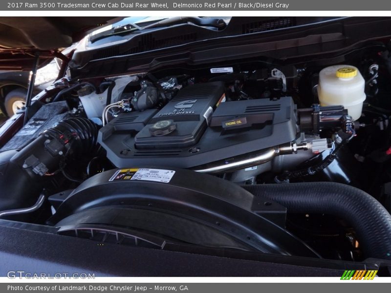  2017 3500 Tradesman Crew Cab Dual Rear Wheel Engine - 6.7 Liter OHV 24-Valve Cummins Turbo-Diesel Inline 6 Cylinder