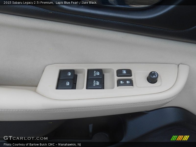 Lapis Blue Pearl / Slate Black 2015 Subaru Legacy 2.5i Premium