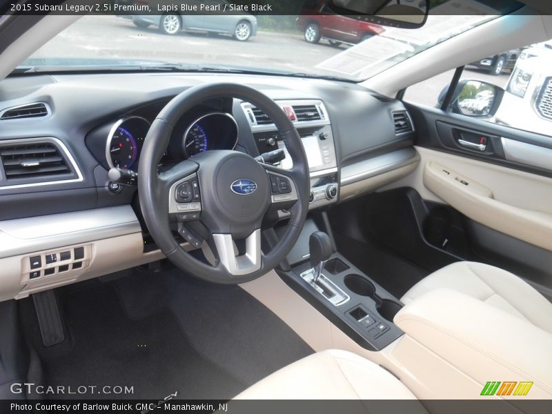 Lapis Blue Pearl / Slate Black 2015 Subaru Legacy 2.5i Premium