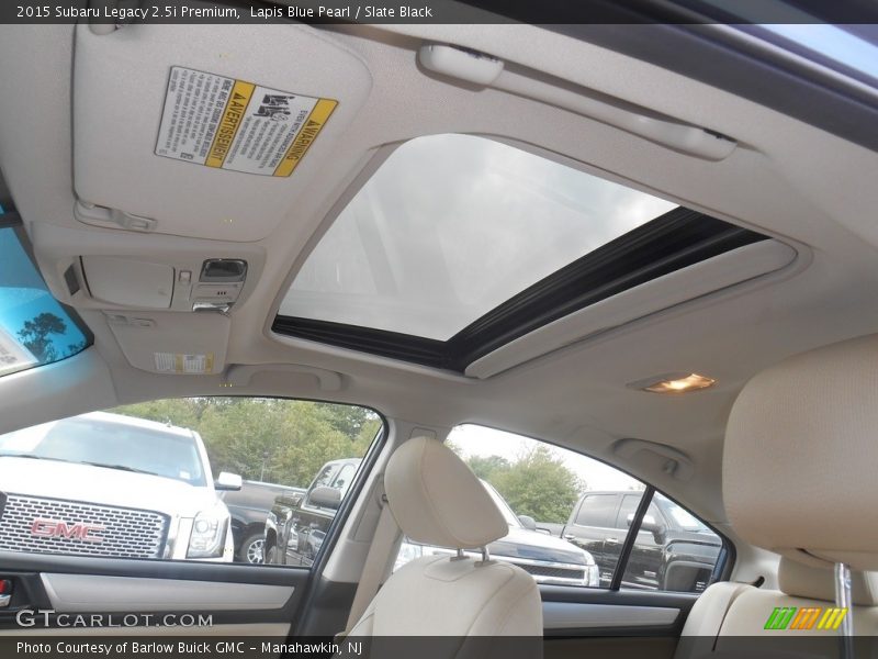 Lapis Blue Pearl / Slate Black 2015 Subaru Legacy 2.5i Premium