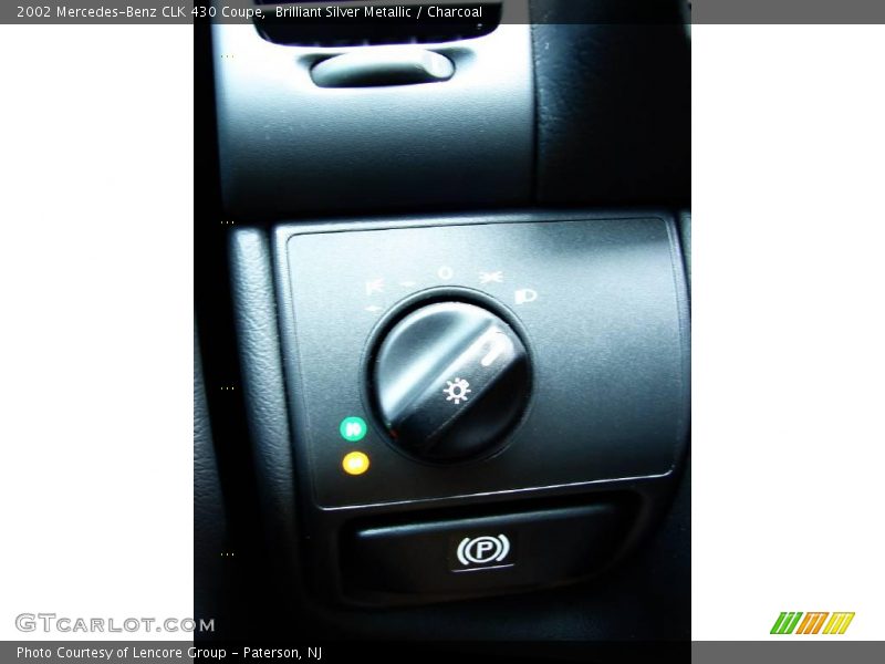 Brilliant Silver Metallic / Charcoal 2002 Mercedes-Benz CLK 430 Coupe