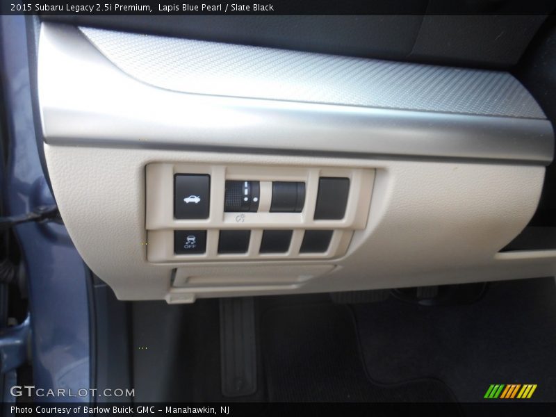 Lapis Blue Pearl / Slate Black 2015 Subaru Legacy 2.5i Premium