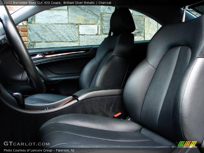 Brilliant Silver Metallic / Charcoal 2002 Mercedes-Benz CLK 430 Coupe