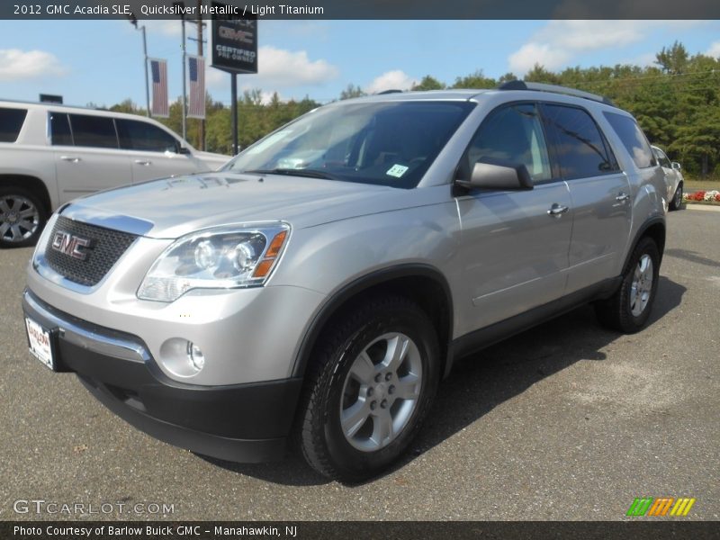 Quicksilver Metallic / Light Titanium 2012 GMC Acadia SLE