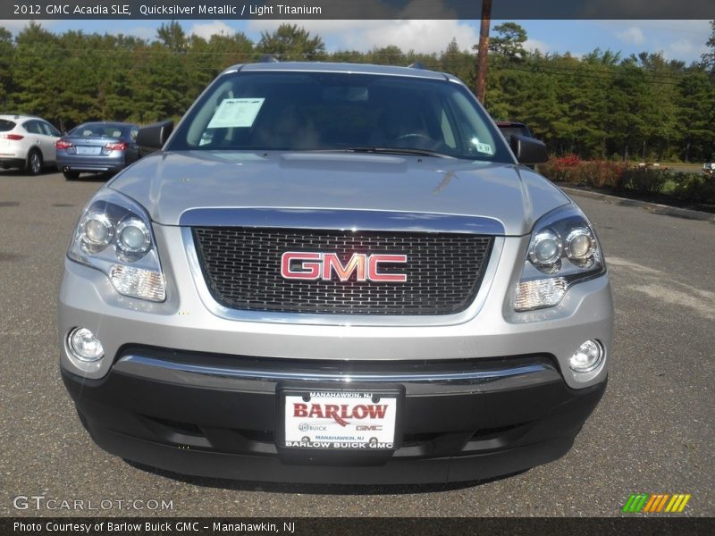 Quicksilver Metallic / Light Titanium 2012 GMC Acadia SLE