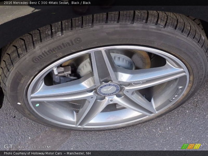 Black / Black 2016 Mercedes-Benz C 300 4Matic Sedan
