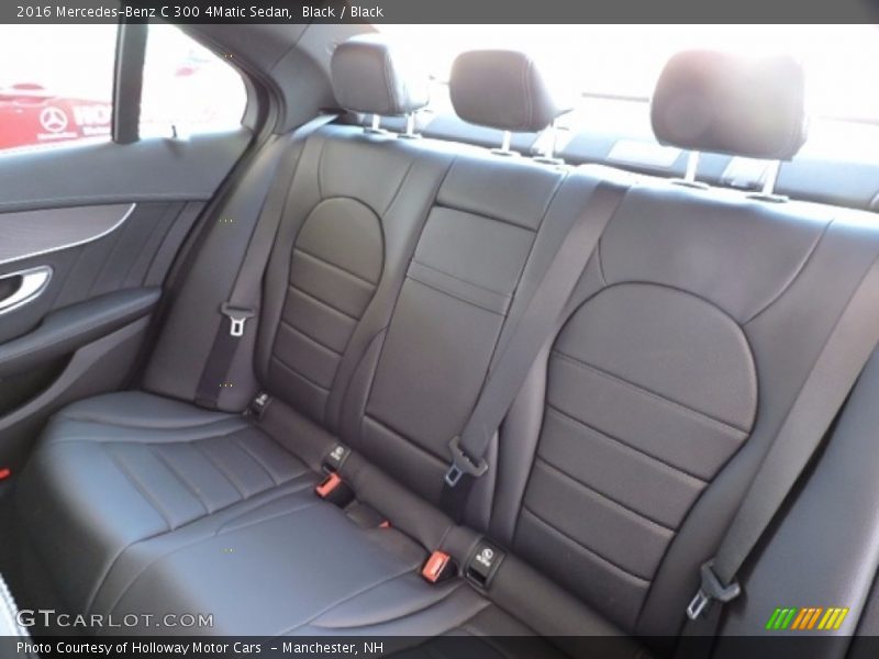 Black / Black 2016 Mercedes-Benz C 300 4Matic Sedan