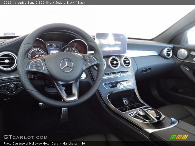Black / Black 2016 Mercedes-Benz C 300 4Matic Sedan