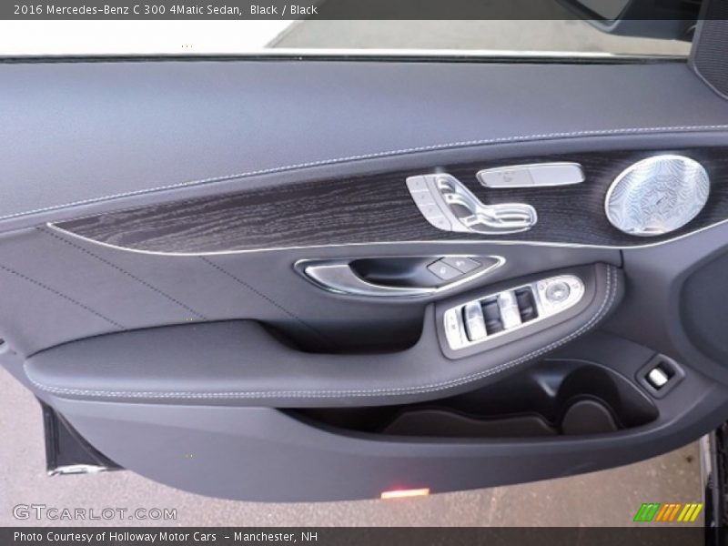 Black / Black 2016 Mercedes-Benz C 300 4Matic Sedan