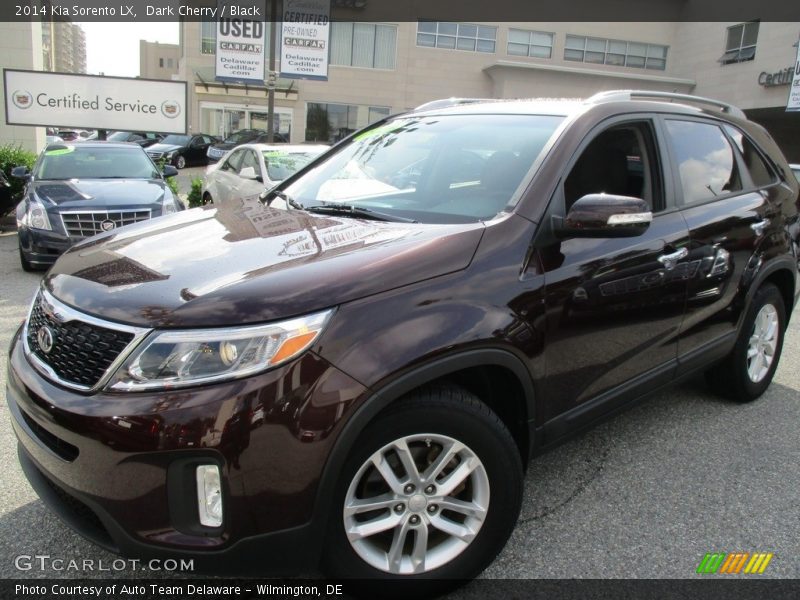 Dark Cherry / Black 2014 Kia Sorento LX