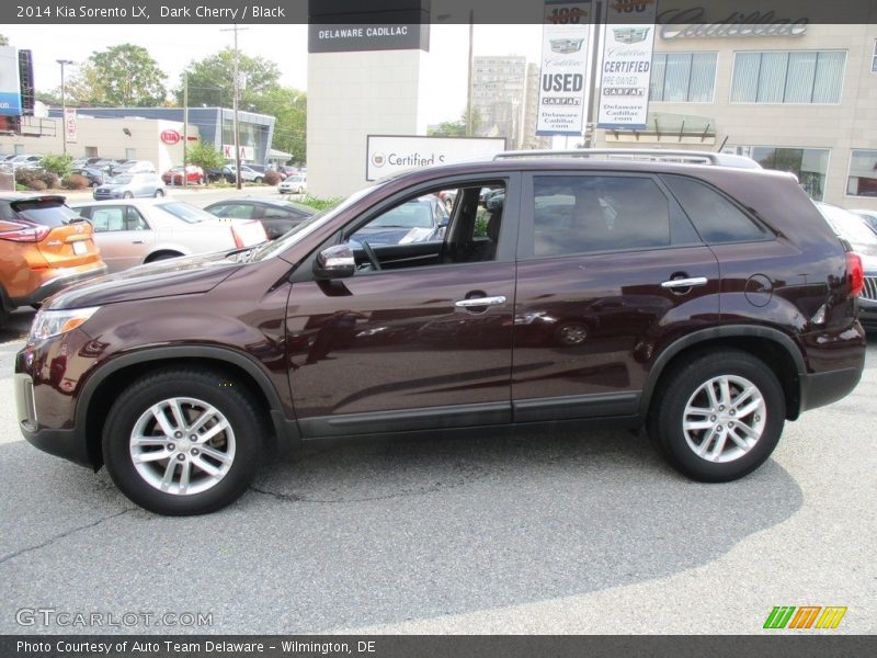 Dark Cherry / Black 2014 Kia Sorento LX
