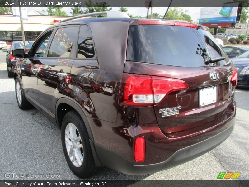 Dark Cherry / Black 2014 Kia Sorento LX