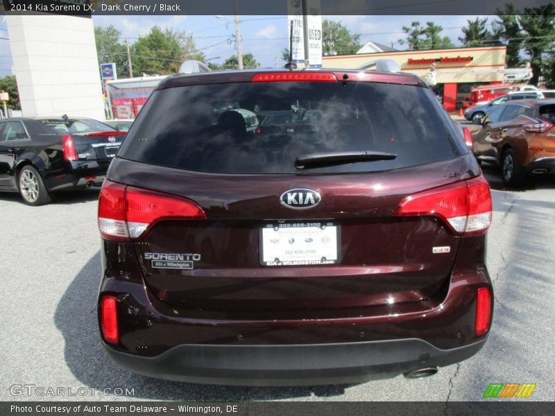 Dark Cherry / Black 2014 Kia Sorento LX