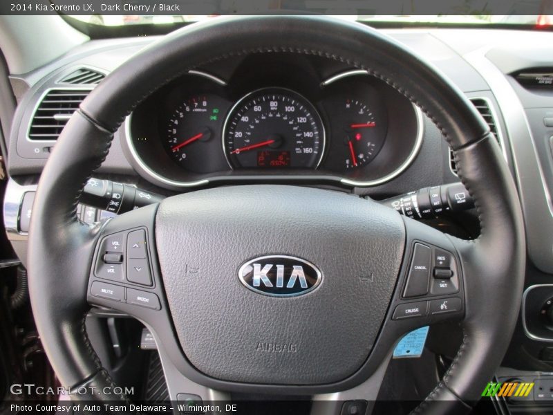 Dark Cherry / Black 2014 Kia Sorento LX