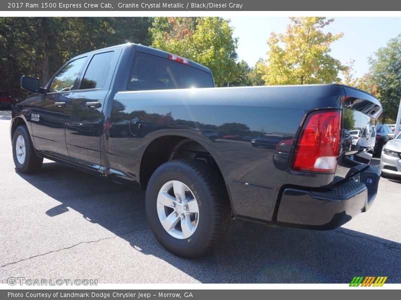 Granite Crystal Metallic / Black/Diesel Gray 2017 Ram 1500 Express Crew Cab