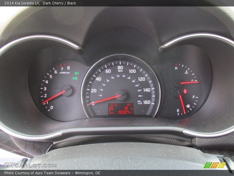 Dark Cherry / Black 2014 Kia Sorento LX