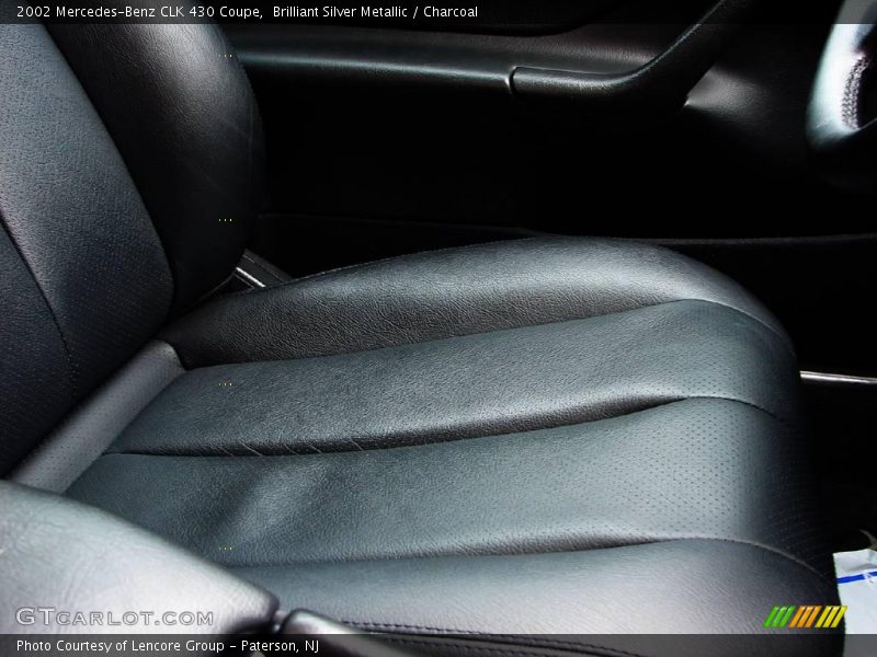 Brilliant Silver Metallic / Charcoal 2002 Mercedes-Benz CLK 430 Coupe