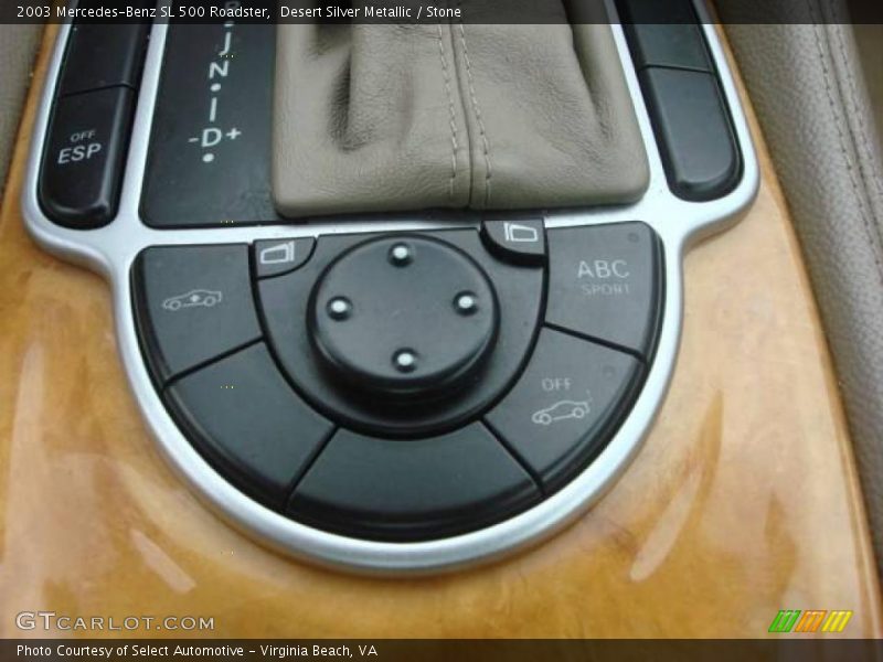 Desert Silver Metallic / Stone 2003 Mercedes-Benz SL 500 Roadster