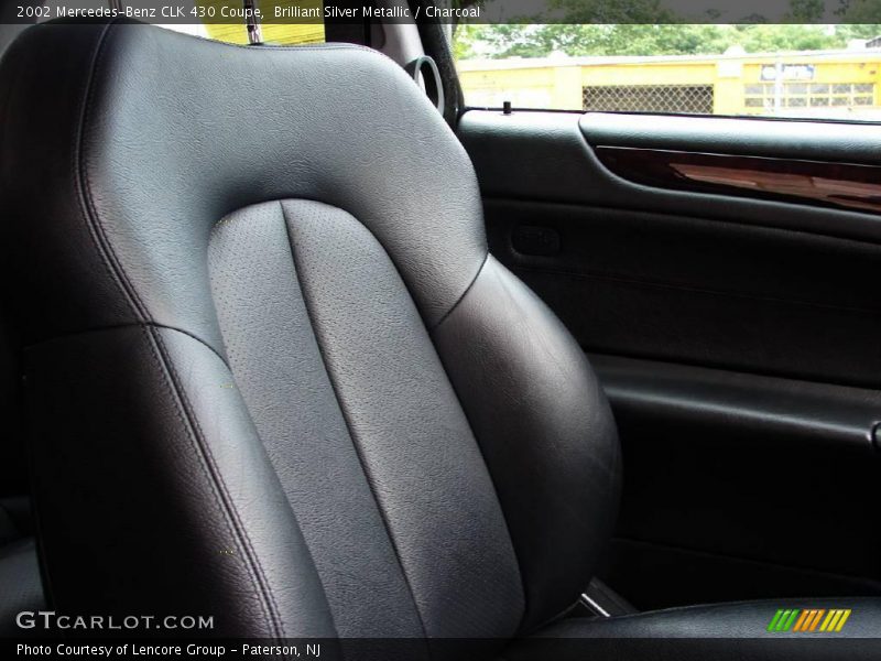 Brilliant Silver Metallic / Charcoal 2002 Mercedes-Benz CLK 430 Coupe